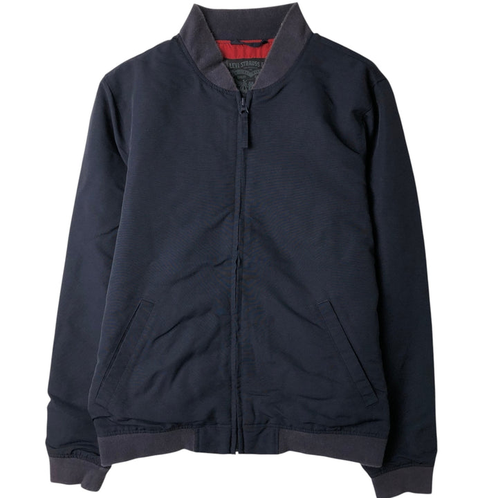 Levi's nylon blouson, size S (equivalent to men's size S) Nylon navy blue type Vintage Second Hand