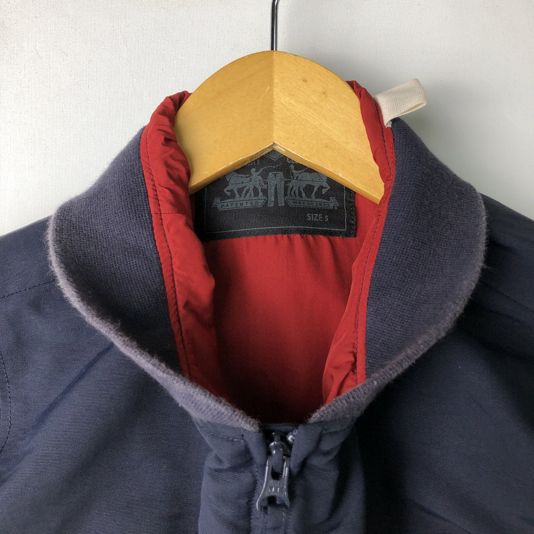 Levi's nylon blouson, size S (equivalent to men's size S) Nylon navy blue type Vintage Second Hand