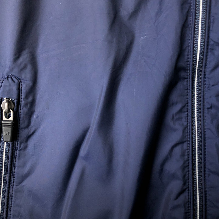 Ralph Lauren POLO GOLF Windbreaker for Men, Size XXL polyester navy blue type Vintage Second Hand