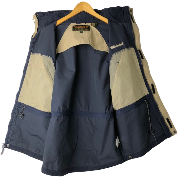 Timberland Weathergear Windbreaker, Men's Size S (equivalent to size S) cotton blue type Vintage Second Hand