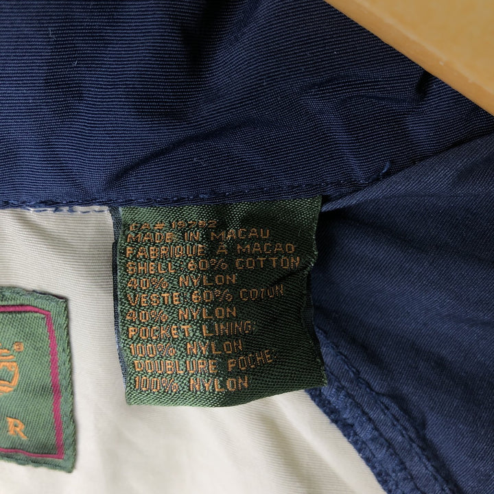 Timberland Weathergear Windbreaker, Men's Size S (equivalent to size S) cotton blue type Vintage Second Hand