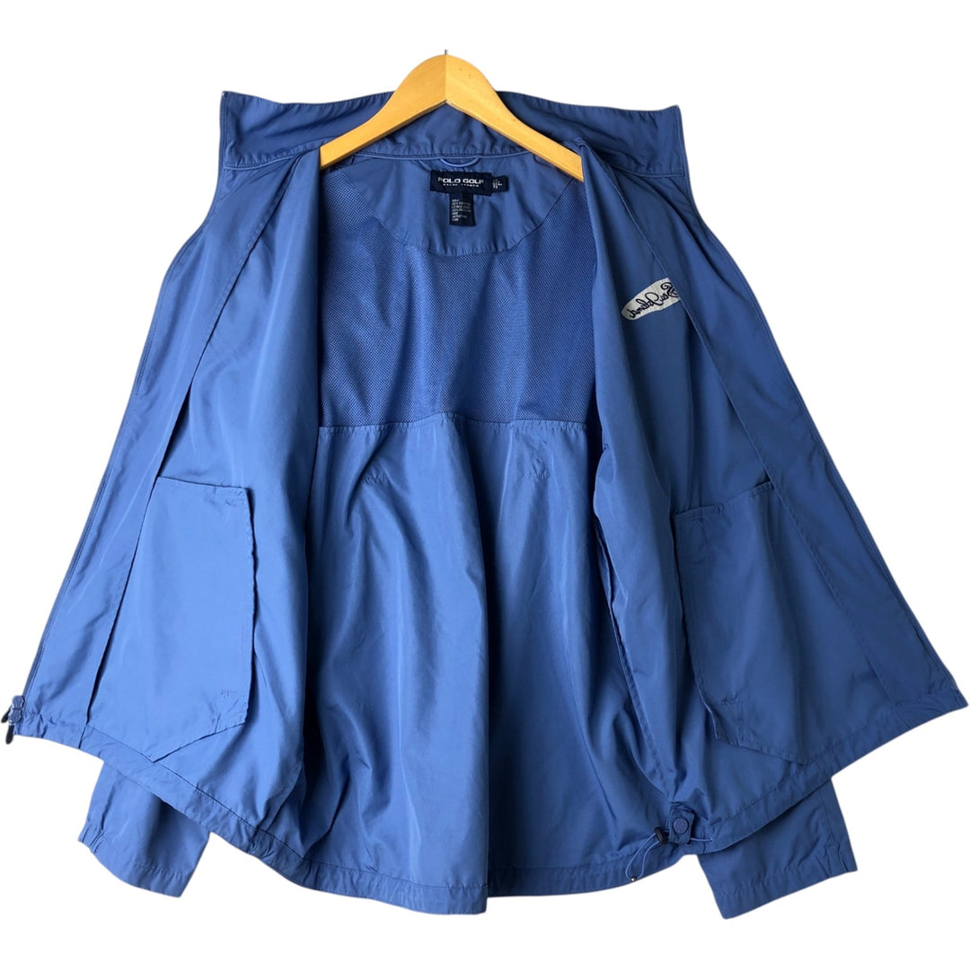Ralph Lauren POLO GOLF windbreaker, men's size L polyester Blue type light blue Vintage Second Hand