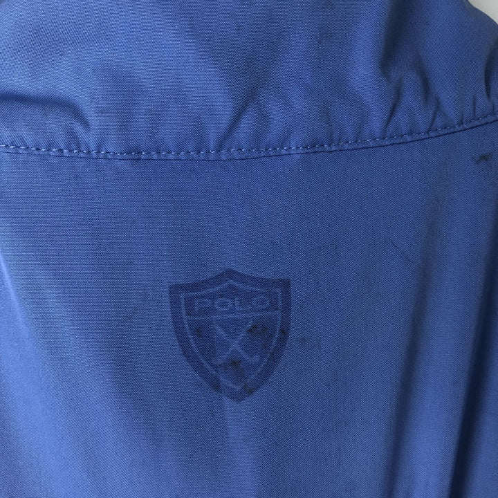 Ralph Lauren POLO GOLF windbreaker, men's size L polyester Blue type light blue Vintage Second Hand