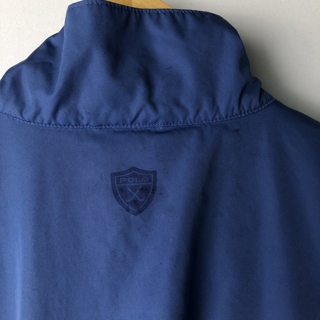 Ralph Lauren POLO GOLF windbreaker, men's size L polyester Blue type light blue Vintage Second Hand
