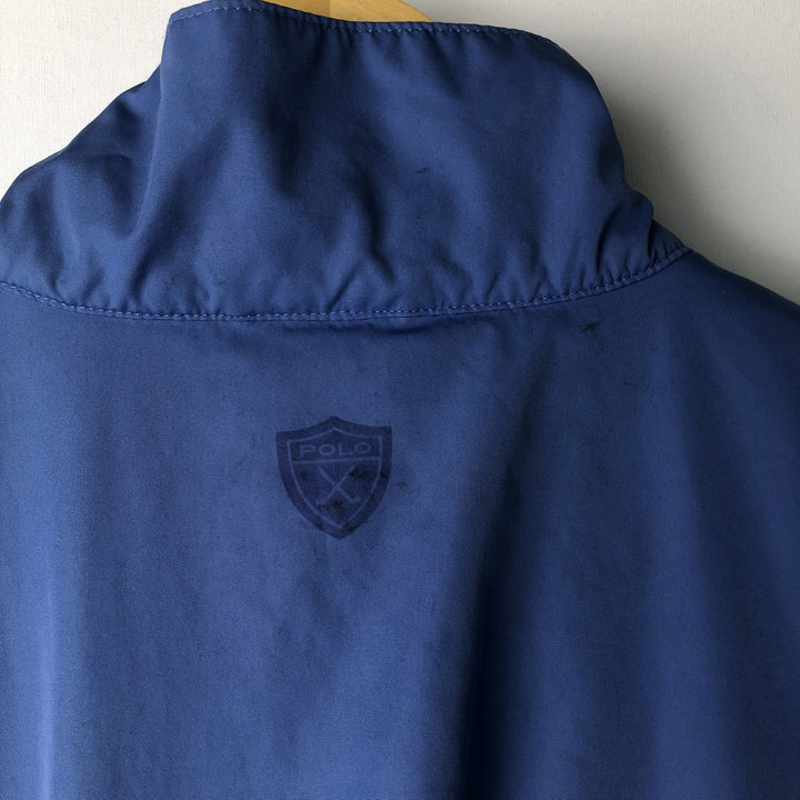 Ralph Lauren POLO GOLF windbreaker, men's size L polyester Blue type light blue Vintage Second Hand