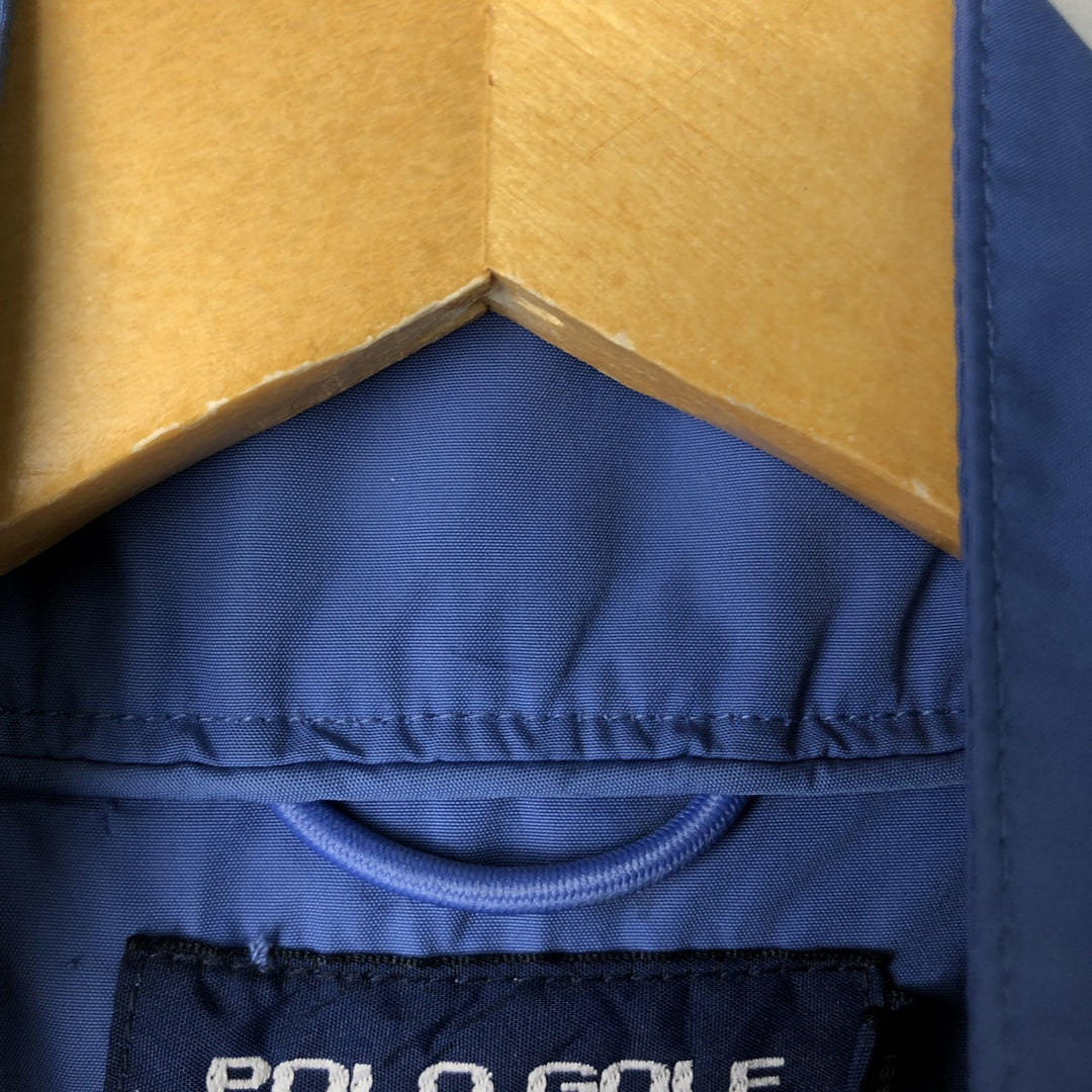 Ralph Lauren POLO GOLF windbreaker, men's size L polyester Blue type light blue Vintage Second Hand