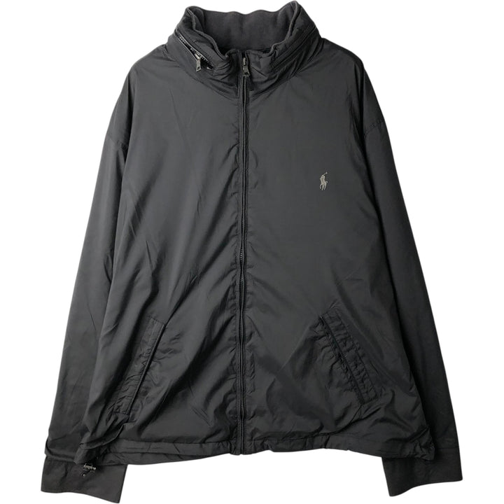Ralph Lauren POLO by Ralph Lauren windbreaker, men's size XXL polyester black type Vintage Second Hand