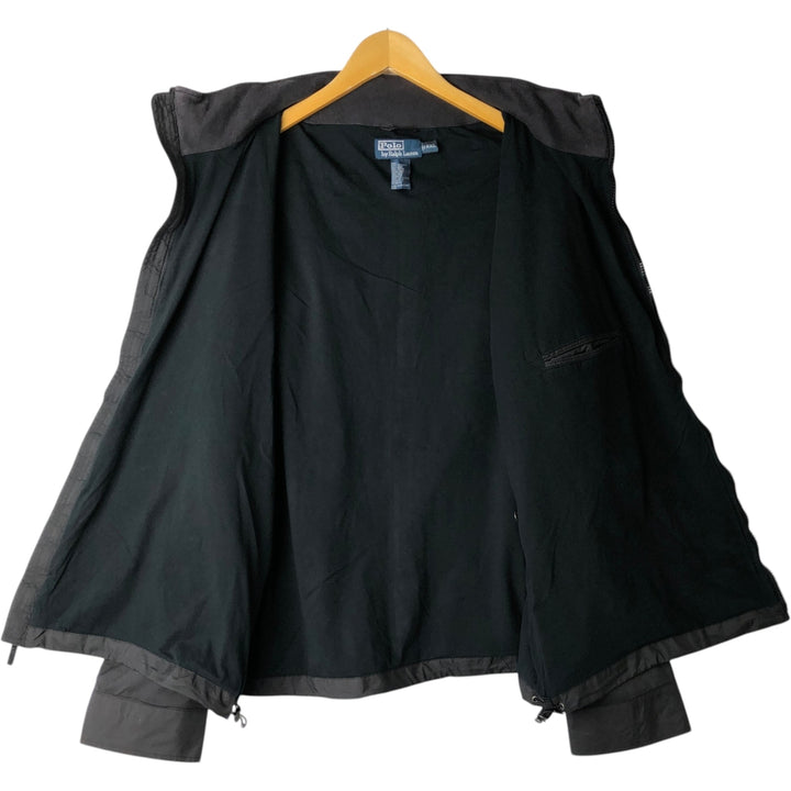 Ralph Lauren POLO by Ralph Lauren windbreaker, men's size XXL polyester black type Vintage Second Hand
