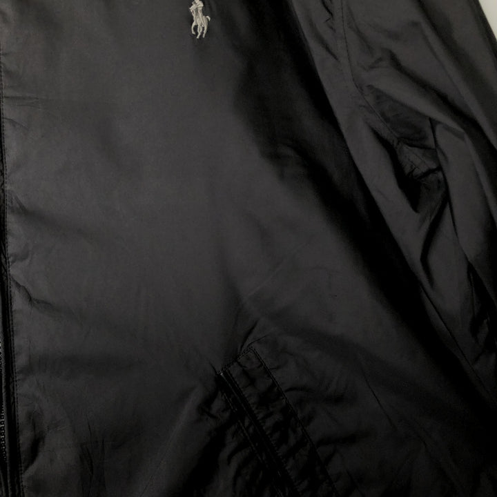 Ralph Lauren POLO by Ralph Lauren windbreaker, men's size XXL polyester black type Vintage Second Hand