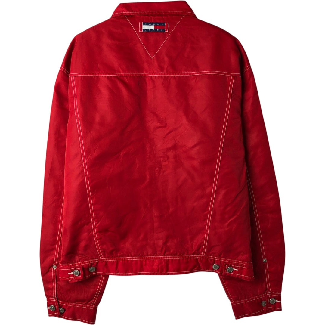 Tommy Jeans Nylon Jacket, Men's Size L (approx.) Nylon red type Vintage Second Hand