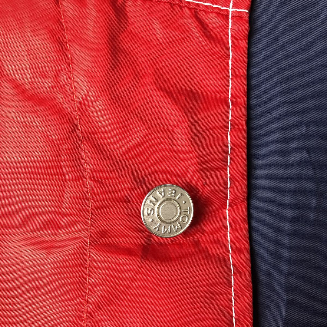 Tommy Jeans Nylon Jacket, Men's Size L (approx.) Nylon red type Vintage Second Hand
