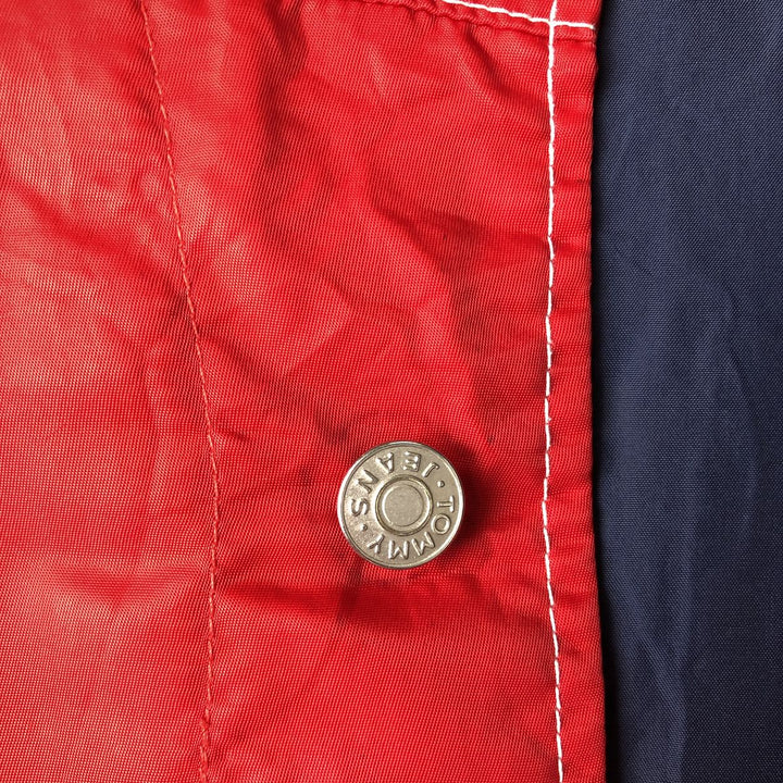 Tommy Jeans Nylon Jacket, Men's Size L (approx.) Nylon red type Vintage Second Hand