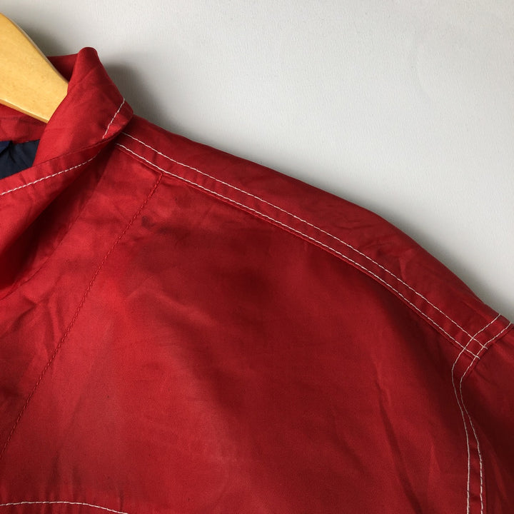 Tommy Jeans Nylon Jacket, Men's Size L (approx.) Nylon red type Vintage Second Hand