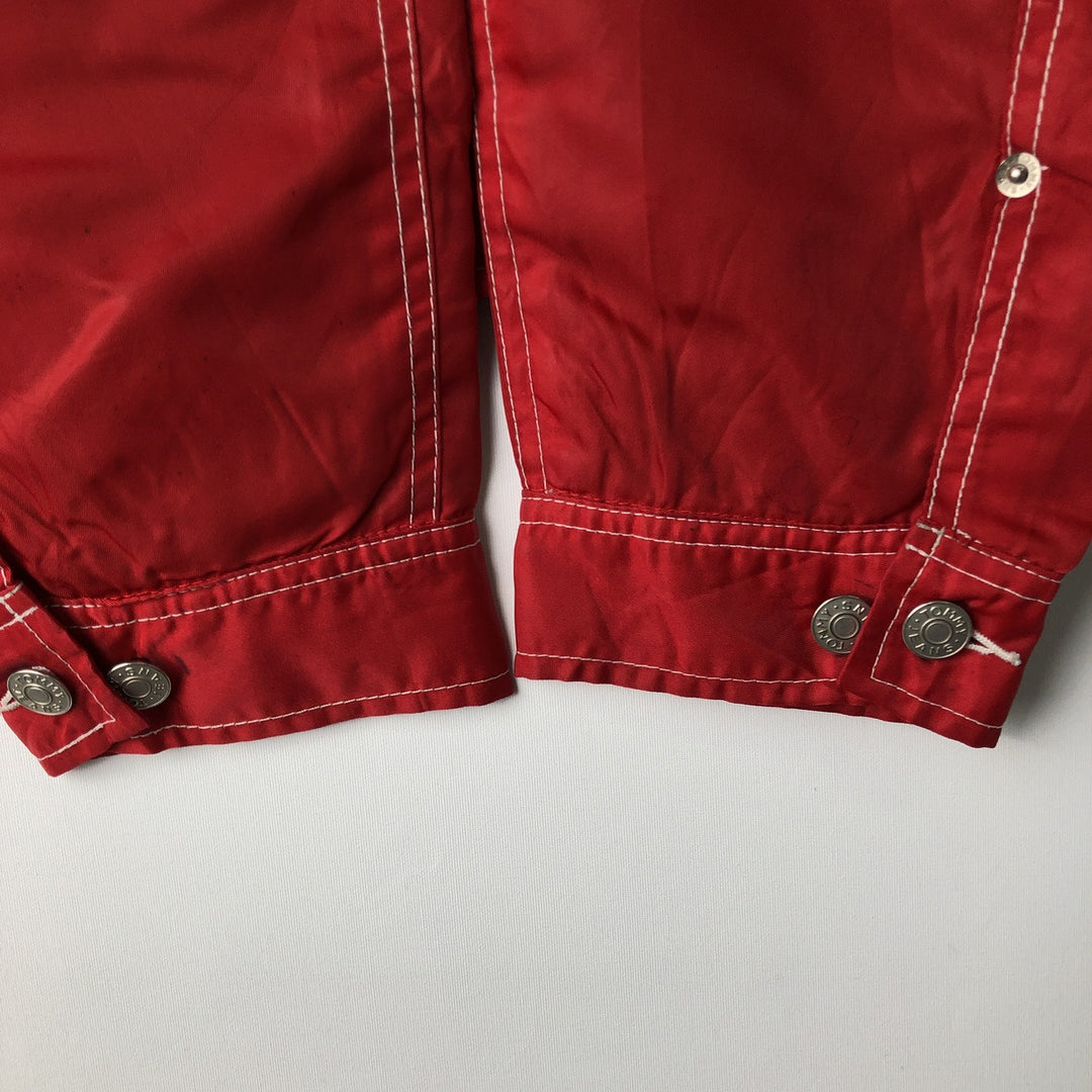 Tommy Jeans Nylon Jacket, Men's Size L (approx.) Nylon red type Vintage Second Hand