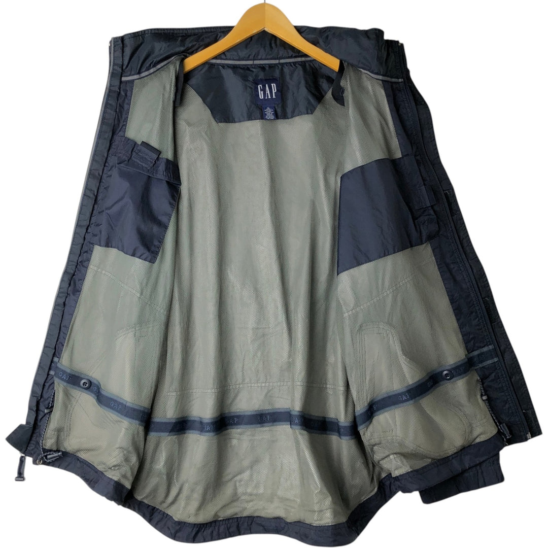 90'S GAP Ripstop Nylon Jacket, Men's Size XL (approx.), Vintage Nylon navy blue type Vintage Second Hand