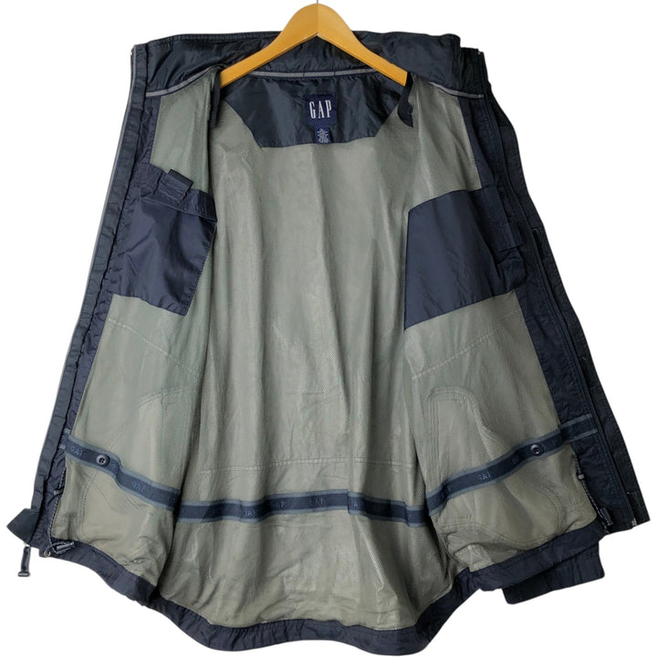 90'S GAP Ripstop Nylon Jacket, Men's Size XL (approx.), Vintage Nylon navy blue type Vintage Second Hand