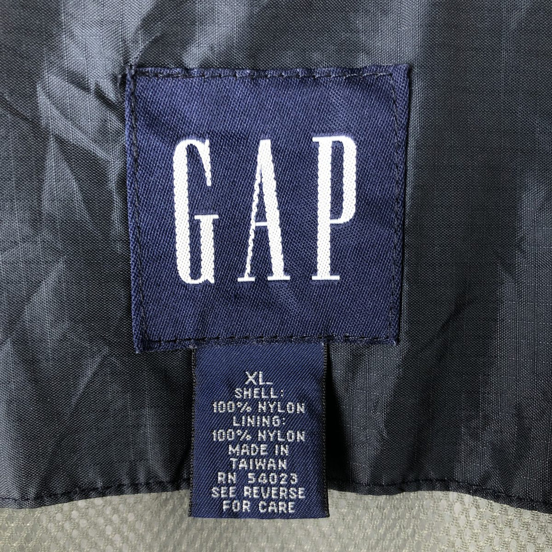 90'S GAP Ripstop Nylon Jacket, Men's Size XL (approx.), Vintage Nylon navy blue type Vintage Second Hand