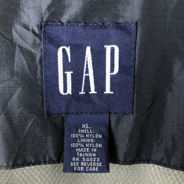 90'S GAP Ripstop Nylon Jacket, Men's Size XL (approx.), Vintage Nylon navy blue type Vintage Second Hand
