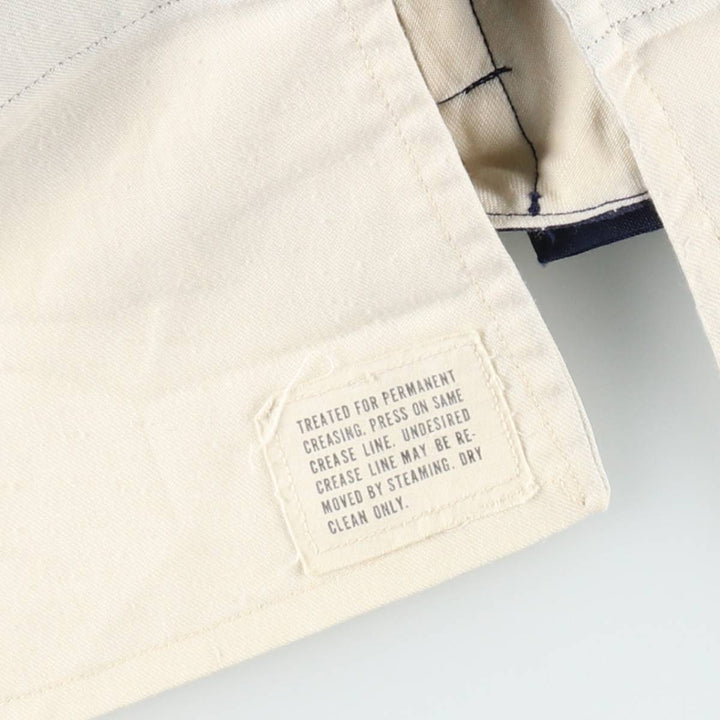 1970'S US Military Issue USAIR FORCE Slacks Pants, Made in USA, Size 34R (Men's W34 equivalent) polyester navy blue type Vintage Second Hand
