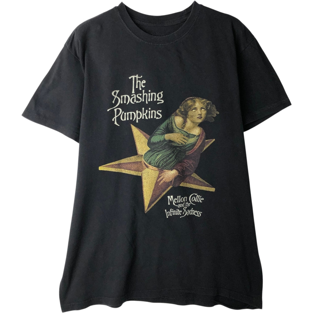 THE SMASHINF PAMPKINS Band T-Shirt, Men's Size L cotton black type Vintage Second Hand