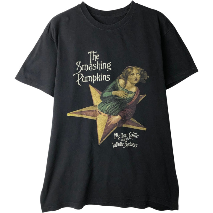 THE SMASHINF PAMPKINS Band T-Shirt, Men's Size L cotton black type Vintage Second Hand