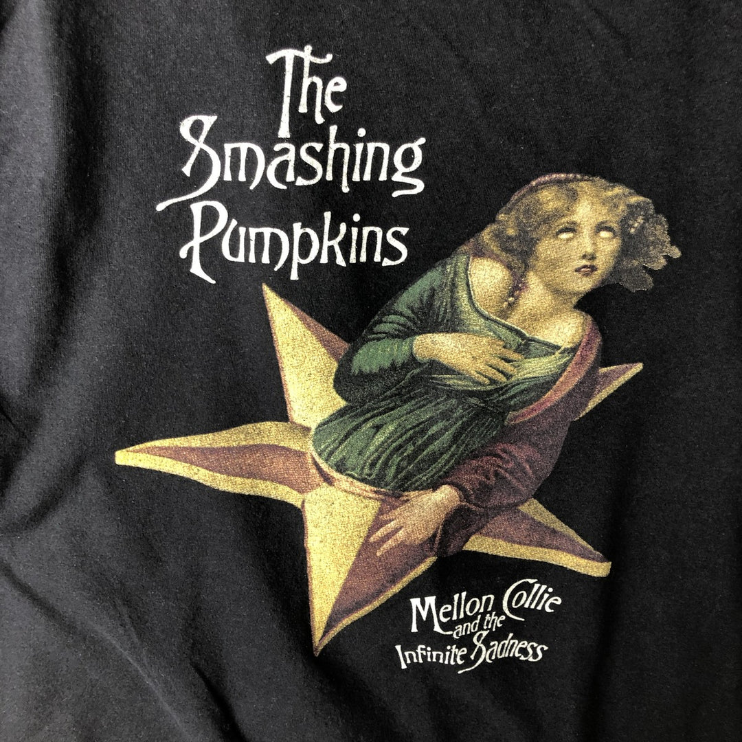 THE SMASHINF PAMPKINS Band T-Shirt, Men's Size L cotton black type Vintage Second Hand
