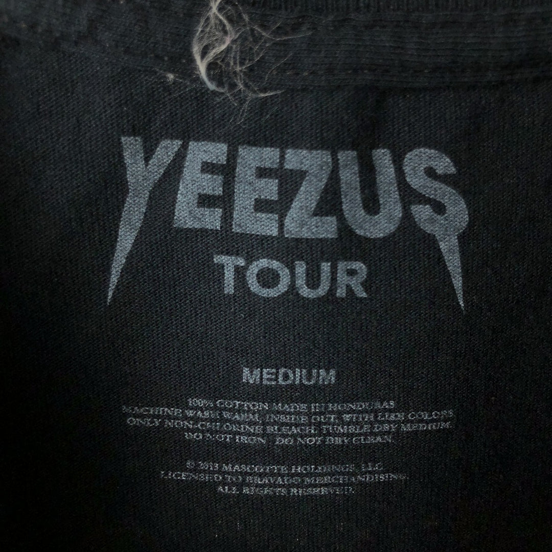 KANYE WEST Rap T-Shirt (Men's Size M) cotton navy blue type Vintage Second Hand
