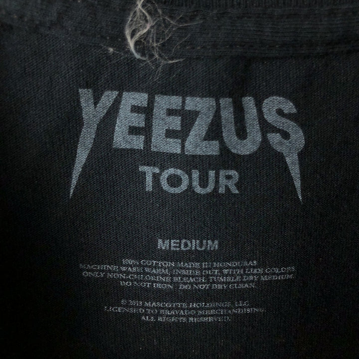 KANYE WEST Rap T-Shirt (Men's Size M) cotton navy blue type Vintage Second Hand