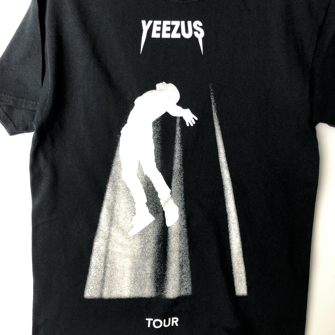 KANYE WEST Rap T-Shirt (Men's Size M) cotton navy blue type Vintage Second Hand