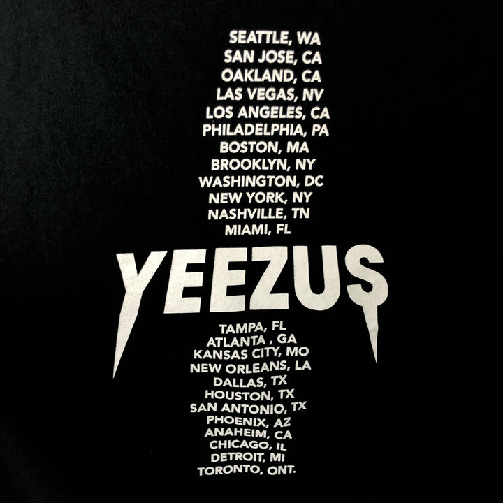 KANYE WEST Rap T-Shirt (Men's Size M) cotton navy blue type Vintage Second Hand