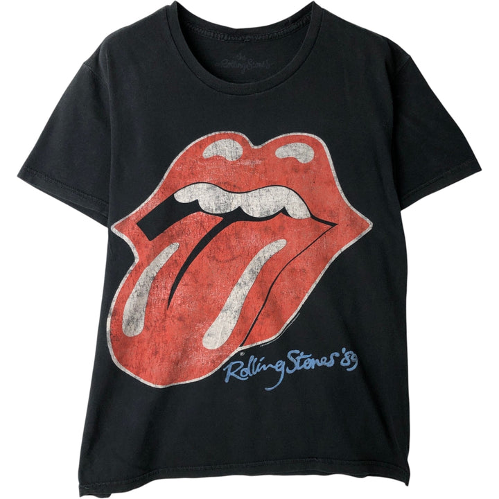 THE ROLLING STONES The Rolling Stones Band T-shirt Band T Men's M size cotton white type Vintage Second Hand