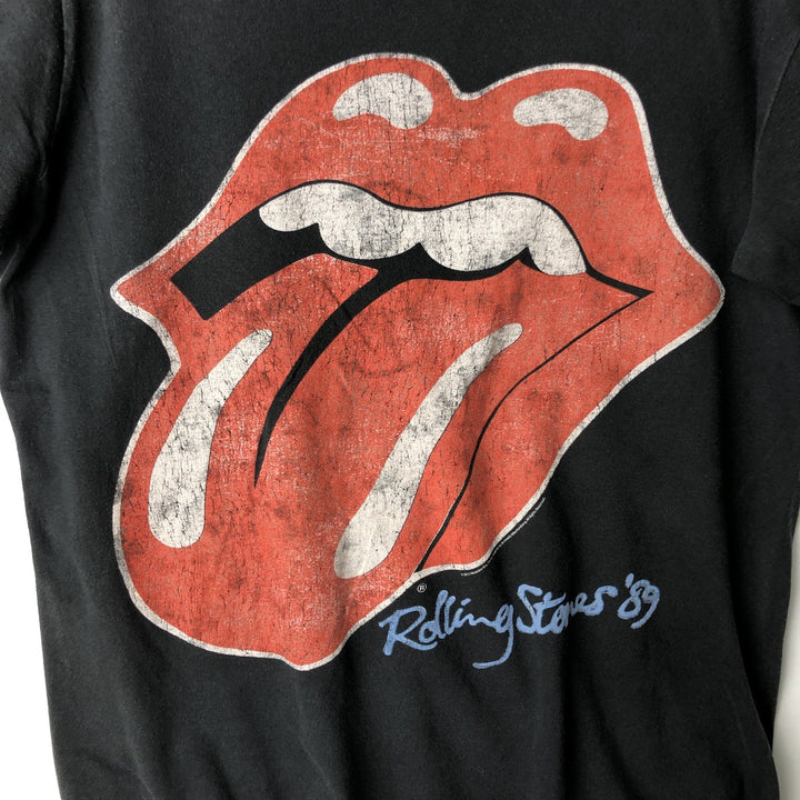 THE ROLLING STONES The Rolling Stones Band T-shirt Band T Men's M size cotton white type Vintage Second Hand
