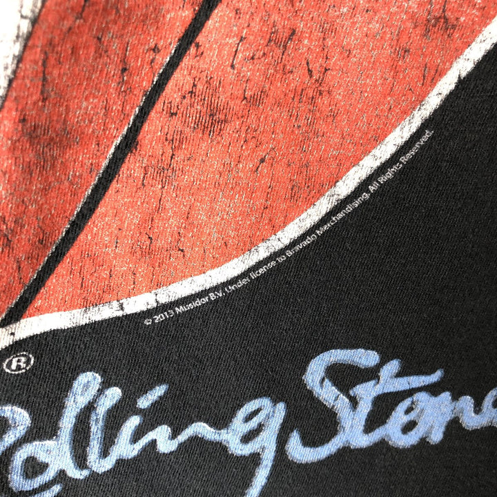 THE ROLLING STONES The Rolling Stones Band T-shirt Band T Men's M size cotton white type Vintage Second Hand