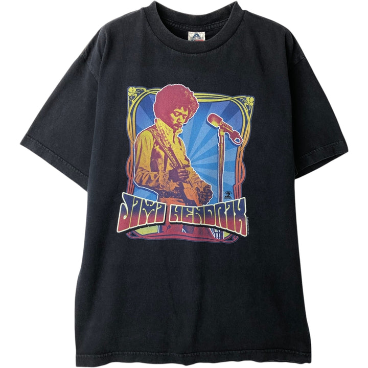 ALSTYLE JIMI HENDRIX Jimi Hendrix Band T-shirt Band T Men's M size cotton black type Vintage Second Hand