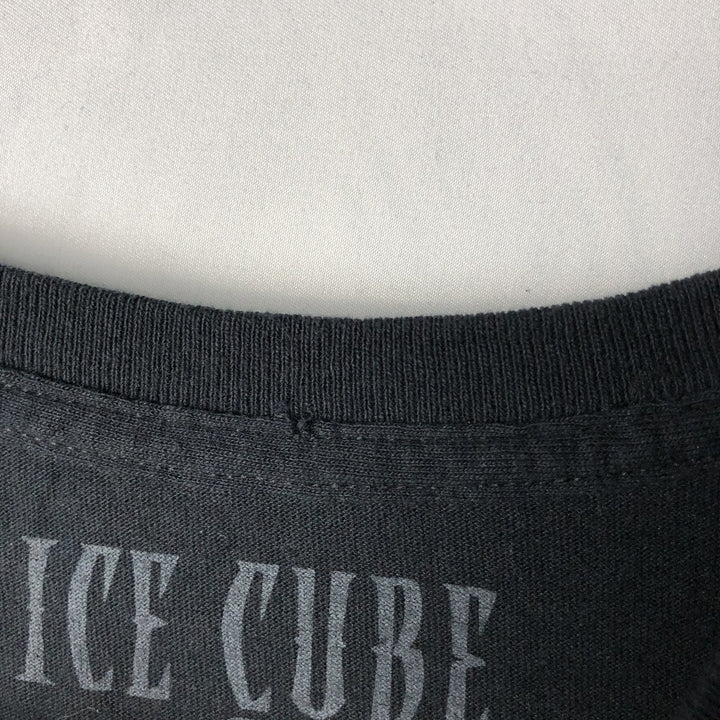 ICE CUBE Rap T-shirt, Men's M size cotton black type Vintage Second Hand