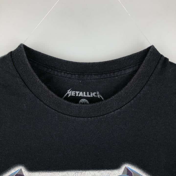 METALLICA Metallica Band T-shirt Band T Men's M size cotton black type Vintage Second Hand
