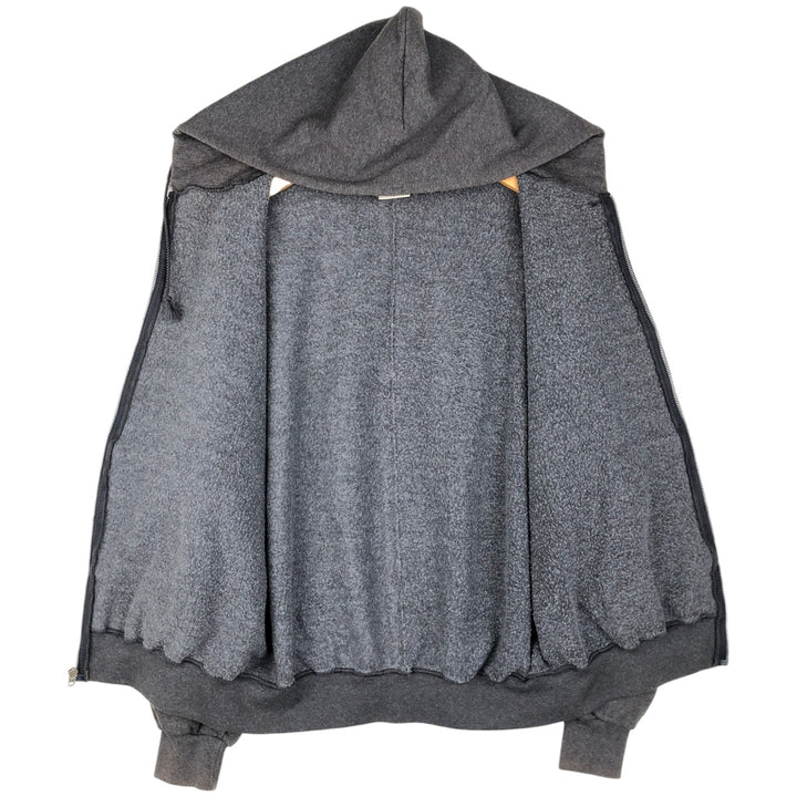 Champion AUTHENTIC AUTHENTIC APPAREL Sweat Full-Zip Hoodie, Men's Size L (approx.) cotton gray type Vintage Second Hand