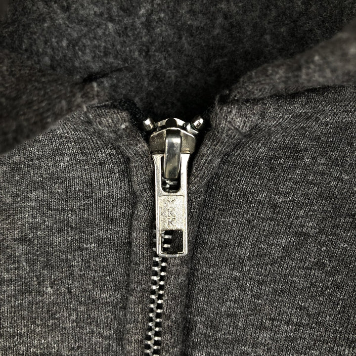 Champion AUTHENTIC AUTHENTIC APPAREL Sweat Full-Zip Hoodie, Men's Size L (approx.) cotton gray type Vintage Second Hand