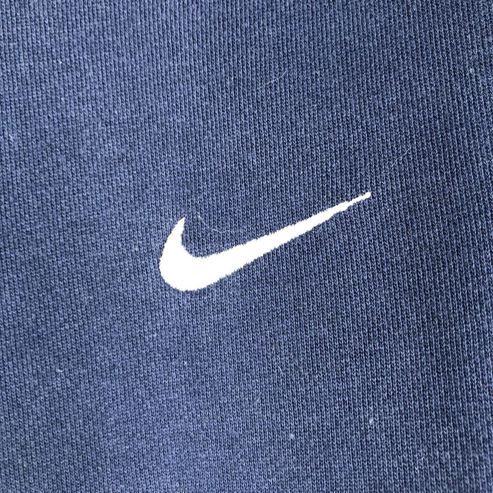 90'S Nike Full-Zip Sweatshirt Hoodie, Men's Size L (approx.), Vintage cotton Navy blue Vintage Second Hand
