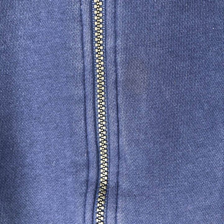 90'S Nike Full-Zip Sweatshirt Hoodie, Men's Size L (approx.), Vintage cotton Navy blue Vintage Second Hand