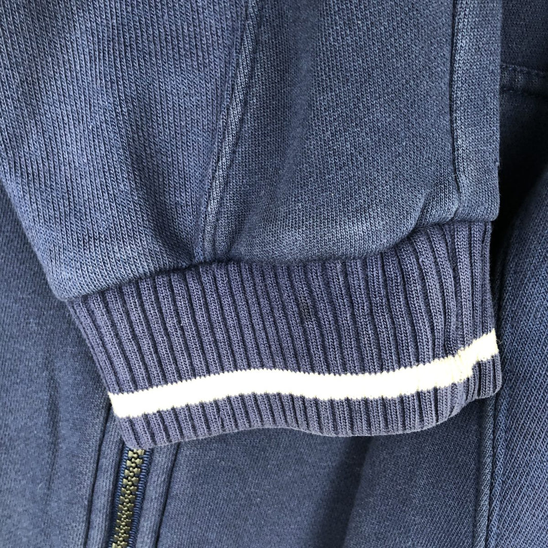 90'S Nike Full-Zip Sweatshirt Hoodie, Men's Size L (approx.), Vintage cotton Navy blue Vintage Second Hand