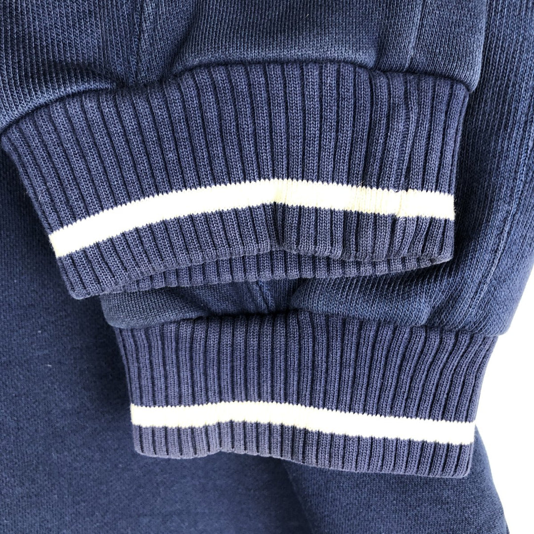 90'S Nike Full-Zip Sweatshirt Hoodie, Men's Size L (approx.), Vintage cotton Navy blue Vintage Second Hand