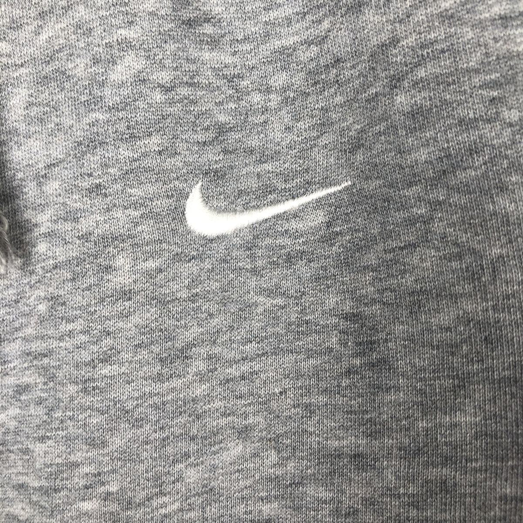 Nike Sweat Full Zip Hoodie, Men's M Size cotton gray type Vintage Second Hand