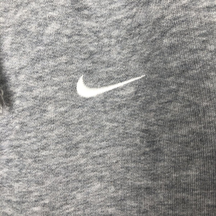 Nike Sweat Full Zip Hoodie, Men's M Size cotton gray type Vintage Second Hand