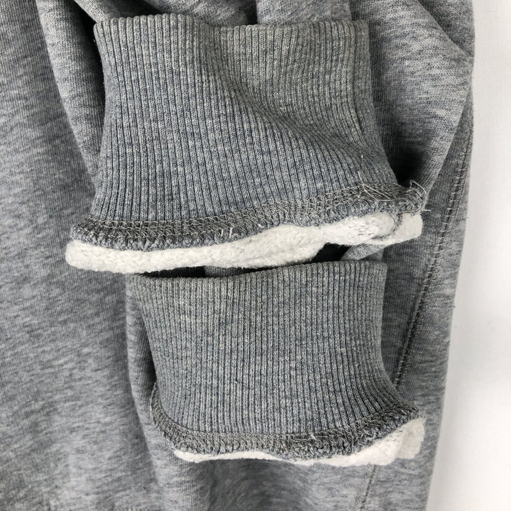 Nike Sweat Full Zip Hoodie, Men's M Size cotton gray type Vintage Second Hand