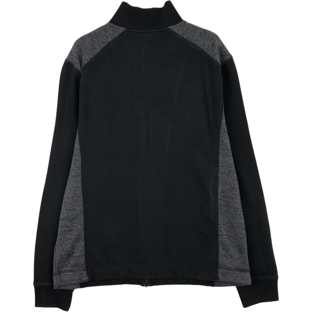 2000'S Calvin Klein Jeans High Neck Full-Zip Sweatshirt (Men's Size L) cotton black type Vintage Second Hand