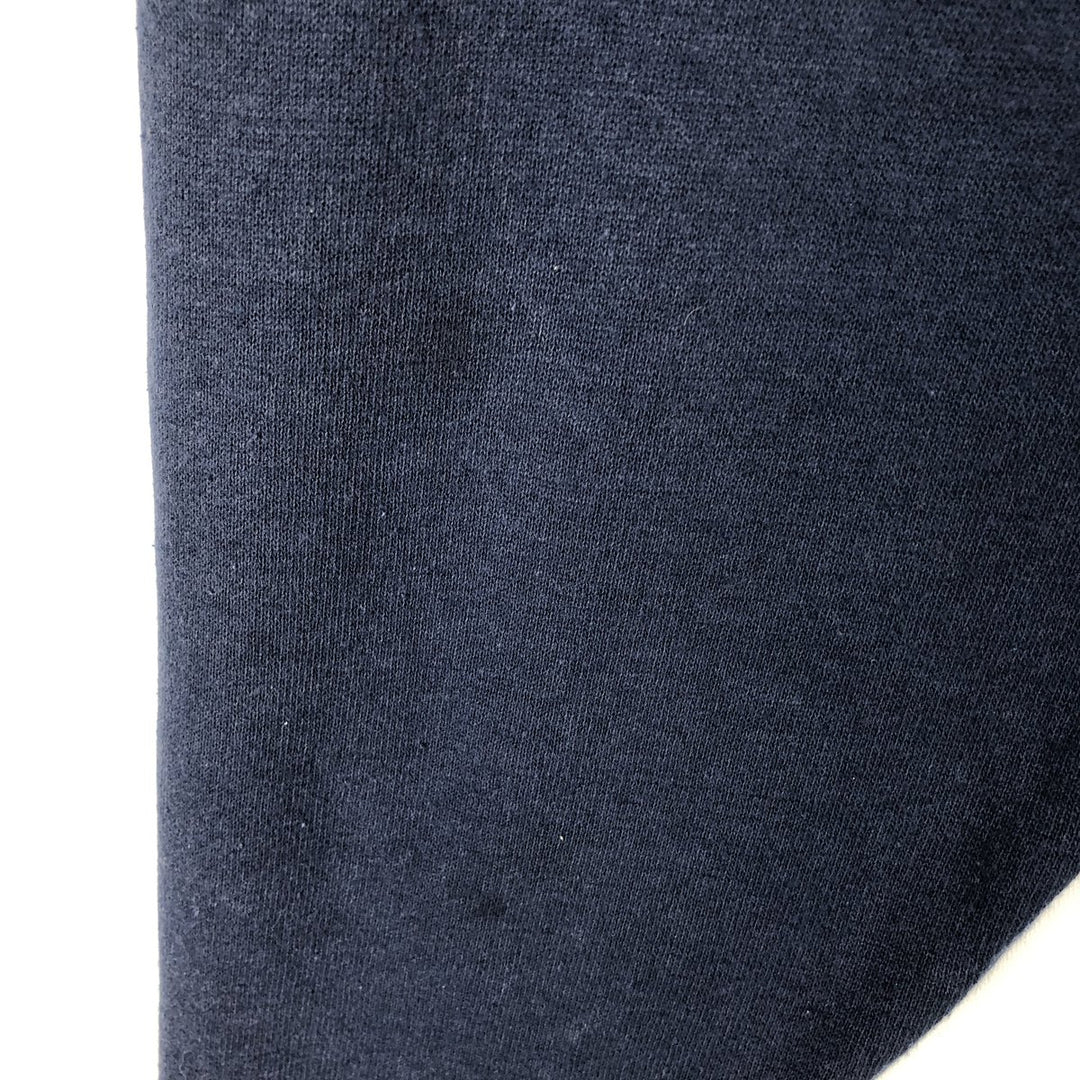 90'S Jerzees Full-Zip Sweatshirt Hoodie, Men's XXL equivalent, Vintage cotton navy blue type Vintage Second Hand