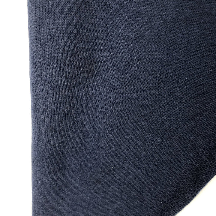 90'S Jerzees Full-Zip Sweatshirt Hoodie, Men's XXL equivalent, Vintage cotton navy blue type Vintage Second Hand