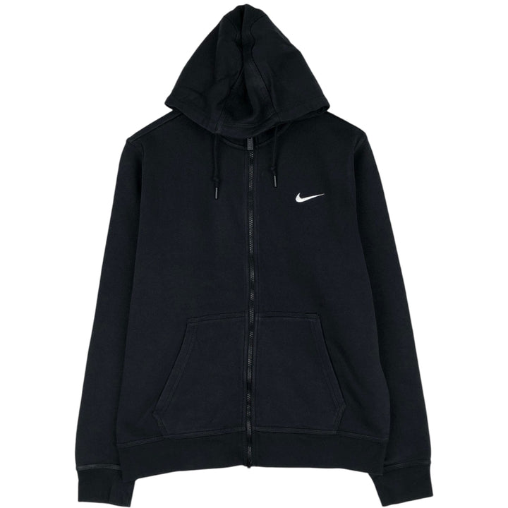Nike Sweat Full-Zip Hoodie, Men's Size M cotton black type Vintage Second Hand