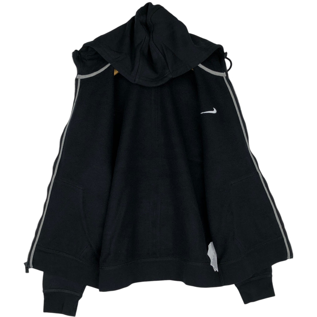 Nike Sweat Full-Zip Hoodie, Men's Size M cotton black type Vintage Second Hand